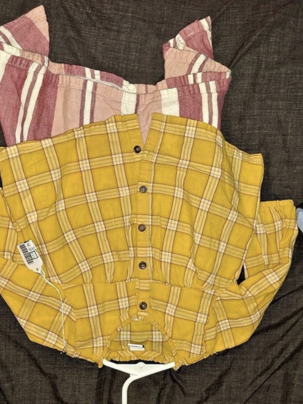Kids Plaid & Striped Matching Set